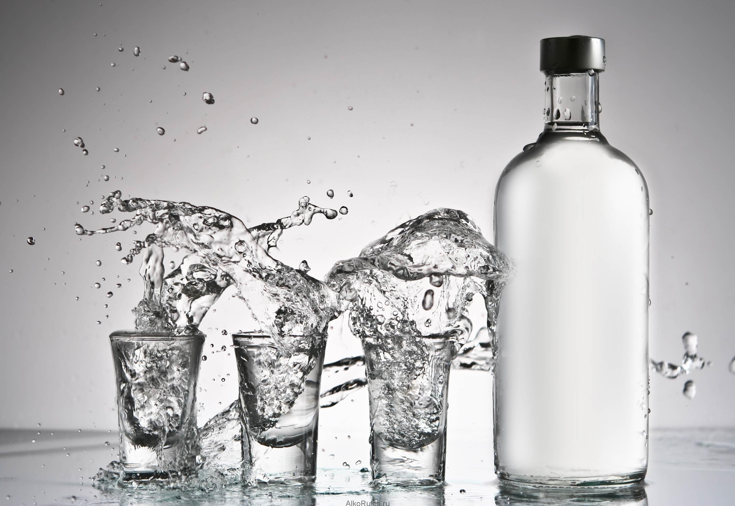 Vodka v ryumkah