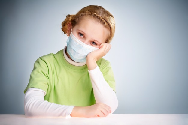 girl protected to prevent virus 1098 2494