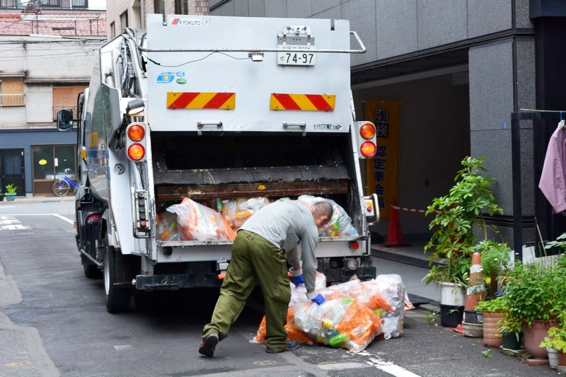 Garbage in Japan