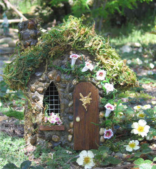 trumpet fairy house